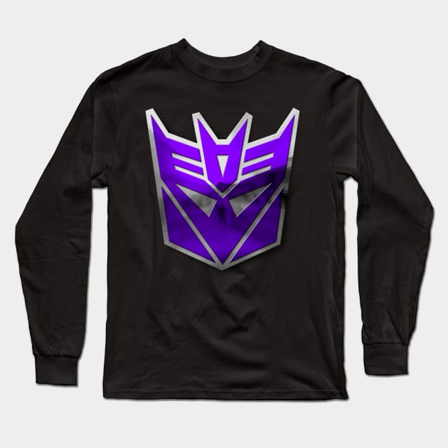 DECEPTICON - Metal Long Sleeve T-Shirt by ROBZILLA